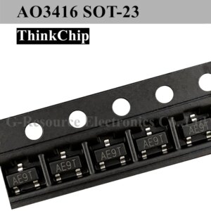 (50 pcs) AO3416 AE9T SOT-23 3416 N-Channel 20V 6.5A (Ta) 1.4W (Ta) SMD MOSFET transistor New original