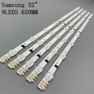 5piece/lot FOR samsung 32 inch UA32F4088AR LCD TV LED backlight D2GE-320SC0-R3 2013SVS32H 9 REV1.8 130103 1piece=9LED 650MM