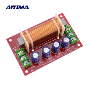 AIYIMA 1PCS Subwoofer Crossover Frequency Speaker Divider 300W Bass Woofer Crossover Filters For Home Theater Studio HiFi Audio