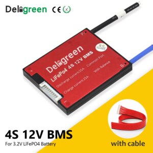BMS 4S 12V 10A 20A 30A 40A 50A 60A for LiFePO4 battery pack Lithium rechargeable battery with balance waterproof