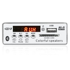 BT SD USB FM Aux Radio MP3 Player Integrated Car USB Bluetooth Hands-free MP3 Decoder Board Module Audio refitting