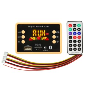 Bluetooth 5.0 MP3 Decoder Decoding Board Module 5 v 12v Car USB MP3 Player WMA WAV TF Card Slot / USB / FM Remote Board Module