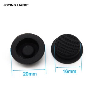 C8 Flashlight Switch Caps Black Waterproof Rubber Pad Button Cap Light 17.6mm Torches Switch Hat Accessories
