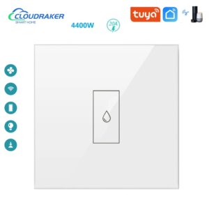 CLOUDRAKER EU WiFi Boiler Water Heater Switch Tuya Smart Life App Remote Control Timer Voice Control Google Home Alexa Siri