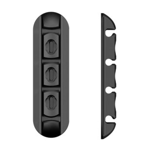 Cable Organizer & Magnetic Plug Case Box Silicone USB Cable Winder Flexible Cable Management Clips for Mouse Earphone Holder