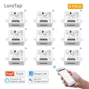 DIY WiFi Smart Light Switch Universal Breaker Timer Smart Life APP Wireless Remote Control Works with Alexa Google Home Voice