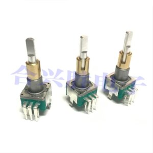EC11EBB24C03 Dual axis encoder with switch 30 positioning number 15 pulse point handle 25mm