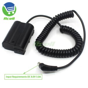 EP-5B Power Connector EN-EL15 EL15a EL15b EL15c Dummy Battery for Nikon Z5 Z6 Z7 D850 D780 D800E D500 D7100 D7200 D7500 Camera