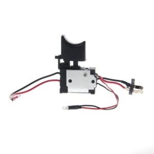 Electric Drill Dustproof Speed Control Push Button Trigger Switch DC 7.2-24V Cordless Drill Switch