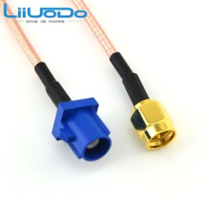 Fakra C Adapter Plug to SMA Male GPS Antenna Fakra Extension Cable RG316 15CM Pigtail for VW for Seat for Benz for ford
