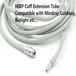 Free Shipping NIBP Extension Tube NIBP HoseTube for Mindray,Goldway,Biolight Philips Monitor,Male to Female Cuff Connector PU