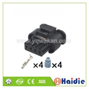 Free shipping 1set auto 4pin waterpfoof female automotive wiring Oxygen Sensor Connector 7549032-02