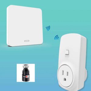 Garbage Disposal Wireless Switch US Plug Air Switch Replace Remote Control Waste King InSinkErator No Pipe No Drilling Easy Use