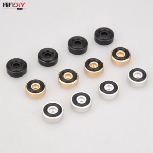 HIFIDIY LIVE Aluminum Speaker box Spikes Stand Feet Pad Amplifier DAC Decoder Audio Computer rubber buffer Floor Foot Nail M20*8