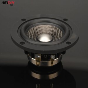 HIFIDIY LIVE neodymium 3.7 inch 93mm Full frequency speaker unit 4OHM30W High Alto bass loudspeaker P3-93N Titanium carbon fiber