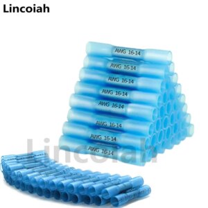 Heat Shrink Butt Connectors Waterproof Insulated Electrical Wire Crimp Splice Terminals for Automotive Marine Boat Truck Trailer
