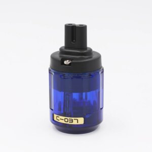High quality C037 Rhodium plated figure 8 IEC Female socket plug HIFI IEC Connector