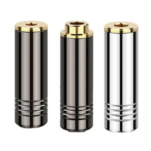 Jack Audio 2.5mm 3.5mm 4.4mm Female Plug Copper Gold Plated Earphone DIY Stereo Socket 4/5 Pole Balance Plug Connector Adapter