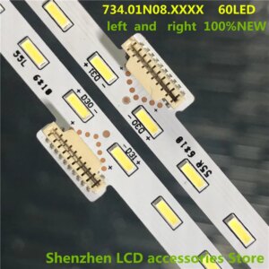 LED Backlight strip For Sony XBR-55X850D KD-55X8500D ASSY-16-S055-BC-PLAN2 734.01N08.XXXX 55"TV V550QWME01 56.38027.020
