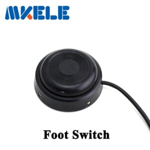 MKYDT1-8017 high accuracy on off round Foot Push Switch ,Two Inline Lamp Foot Push Switch Power Light Foot Switch