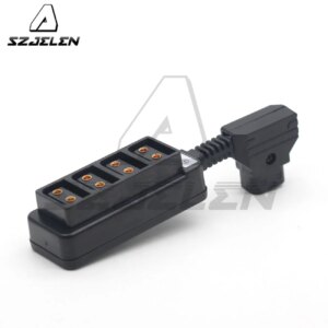 Male D-Tap P-Tap to 4 D-Tap Female Hub Adapter