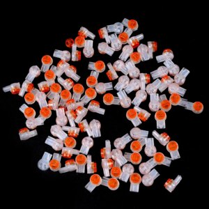 New 100Pcs UY2 K2 Connector Grease Filling Butt Wire Line Terminal For Telephone Network Line Connection High Quality