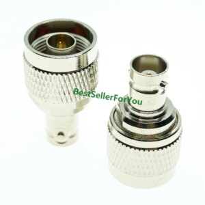 New Connector BNC Female Jack To N Type Male Plug RF Coax Connector Straight Adapter