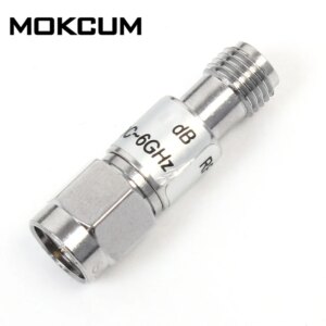 SMA Fixed Attenuator 1dB-40dB DC-6 GHz 2W Coaxial Fixed Frequency 6GHz SMA Fixed Connectors 50ohm