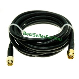 SMA Male to SMA Male RG58 50 ohm Coax Cable Pick Your Length High Quality