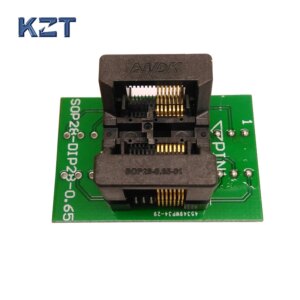 SSOP14 TSSOP14 to DIP14 Programming Socket Pitch 0.65mm IC Body Width 4.4mm 173mil Flash Test Socket Adapter