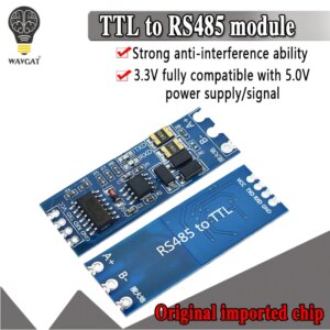 TTL Turn To RS485 Module Hardware Automatic Flow Control Module Serial UART Level Mutual Conversion Power Supply Module 3.3V 5V