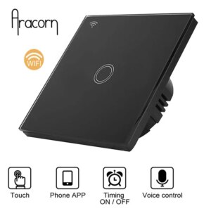 Touch switch remote switch wifi switch wifi remote switch tempered glass switch app control switch