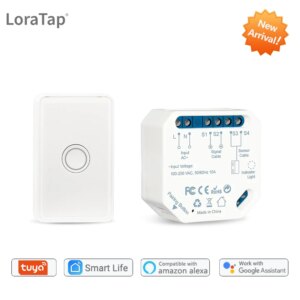 Tuya Smart Life Garage Door Sensor Controller Opener WiFi RF Switch Smart Home Google Home Amazon Alexa Echo App Alert No Hub