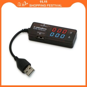 USB Meter Tester Capacity Voltage, Current Power Meter Detector Reader for Solar Panel Charger Solar Power Bank and more.