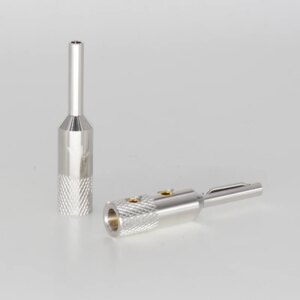 VB401R Viborg Audio 99.99% Pure copper Quality Rhodium plated Connector Amplifier Terminal Banana Speaker Plug Jack