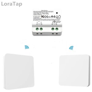 Wireless Light Switch Remote Control Light Ventilator Fans 10A Self Powered No Battery No WiFi No Wire Needed Easy to use