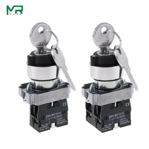 XB2-BG21 XB2-BG33 XB2-BG53 key control knob switch 1NO /2NO 2/3 position self locking / self reset selector Knob switch 22mm