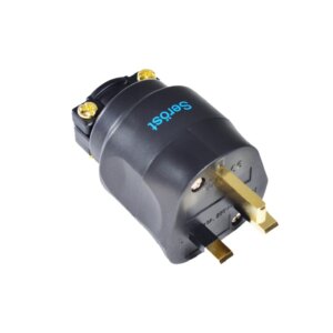 serost hifi Hi-End Audio UK Power Plug UK Connector for power cable FI-UK 1363 (G) Gold Mains plug audio UK power plug