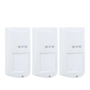 3pcs/lot 433MHz/PT2262 Wireles Dual-tech PIR + MW Motion Sensor IP65 Waterproof Detector Pet Immunity For Home Alarm System