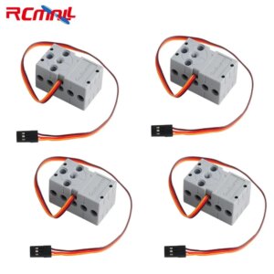 4PCS 360° 2KG Servo Programmable Geekservo Servo Dual Output Shaft for Lego Micro:bit Raspberry Pi