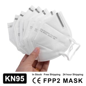 5-100pcs FFP2 Mask Protective KN95 Dust Face Mask Filter 5-Layer Mouth Masks Cover Reusable Dust Maske Breathable FFP2mask