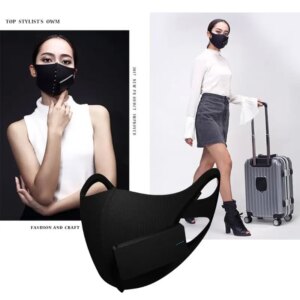 Air Purifying Mask Daily Life Fashion Mask,USB Charging Electric Mask With Fan Motor and filter ,Resusable