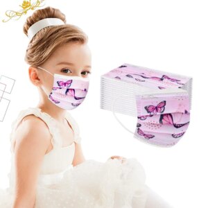 Children's mask Disposable Face Mask 3Ply Ear Loop 50/100PCS маска от вируса face mask fashion cubrebocas mascherine mouth mask