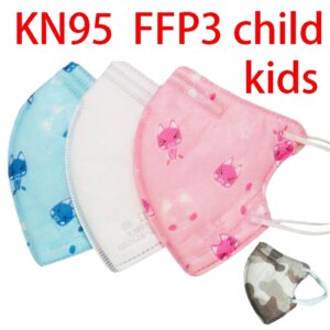 Children's mask ffp3 kn95.fabric washable reusable face mask for kids.children masks with filter.child protection mask mouth