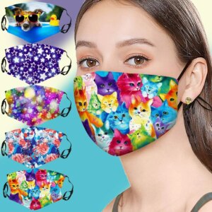 Cotton Breathable Mask Reusable Face Mask for Adult Respirator Washable Mouth Cover Protective Cloth Mouth Mask mascarillas