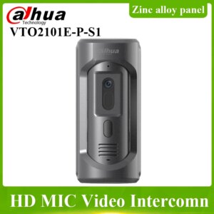 Dahua VTO2101E-P-S1 IP Villa Outdoor Station HD CMOS camera Zinc alloy panel IP65 1/2.7 2MP CMOS Image Sensor intercom system