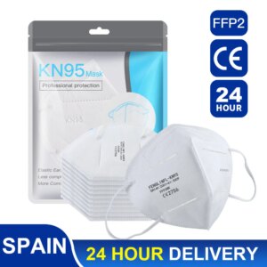 FFP2 Mask Five-layer Protective Mask Anti-spitting Anti-dust haze Fast Delivery Shipping from Spain Poland