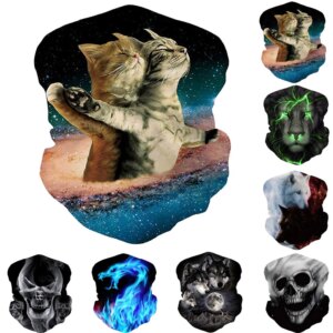 Face Mask Scarf Unisex Outdoor Headband Scarf Neck Windproof Sun Protection Bandana Cycling Hiking Running Protective Mask Scarf