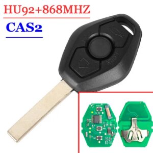 Free shipping(1 piece)3 buttons 868mhz Remote Key for BMW 3 5 7 series X3 with PCF7942-44 Chip CAS2 system
