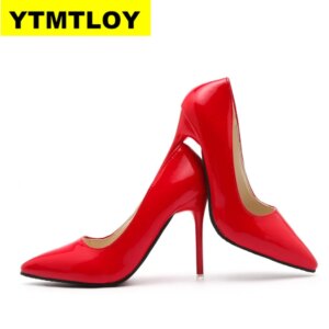 HOT Promotions Women Pumps Spring/Autumn High heels Pointed Toe Female Wedding Shoes Sexy High Heel shoes for women #9588